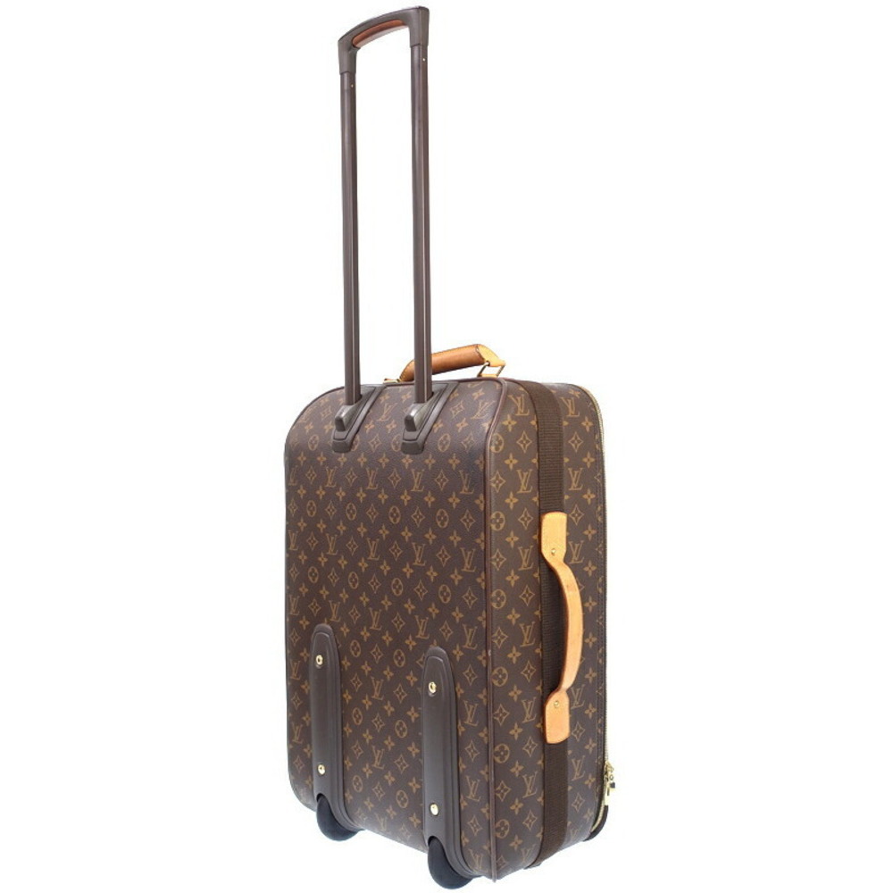 Louis Vuitton on Leather Pegasus Monogram Brown Carry Case